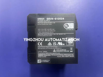 Omron S8VK-S12024 Power Supply | 120W, 24VDC, 5A, Compact Design, S8VK-S Series, Brand New Original-YingZhou Automatization