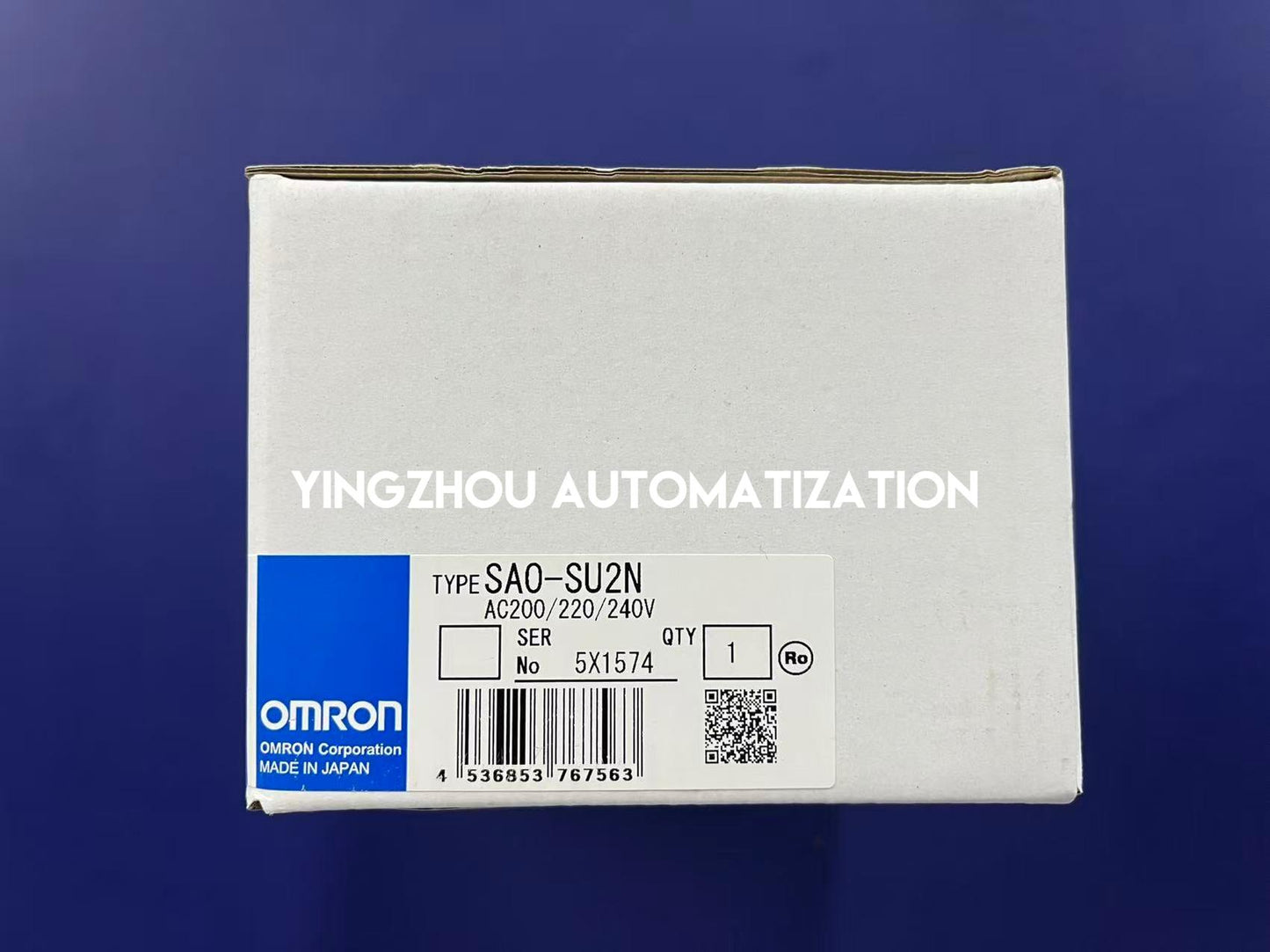 Omron SAO-SU2N Current Sensor | AC200/220/240V Industrial Electrical Monitoring Relay | Brand New Original-YingZhou Automatization