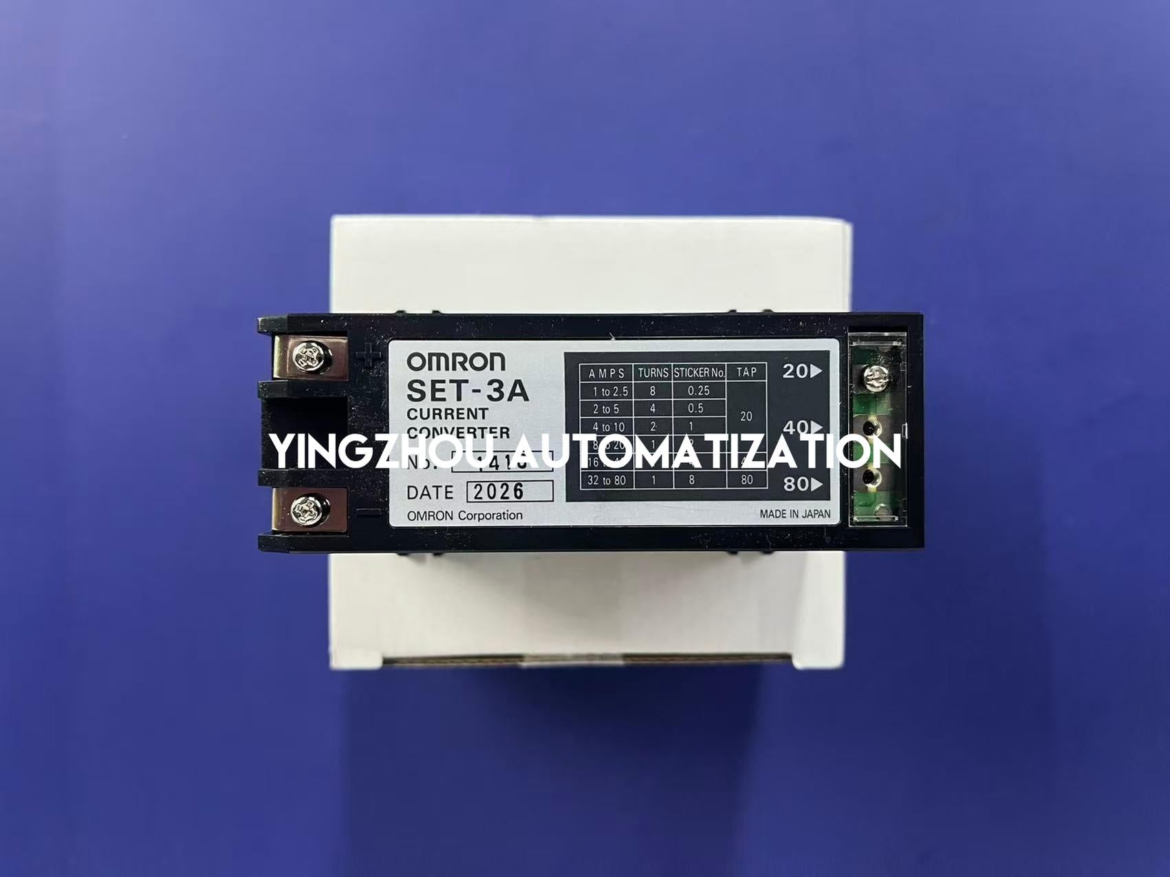 Omron SET-3A Current Converter | 1-80A Industrial Current Transmitter & Signal Conditioner | Brand New Original-YingZhou Automatization
