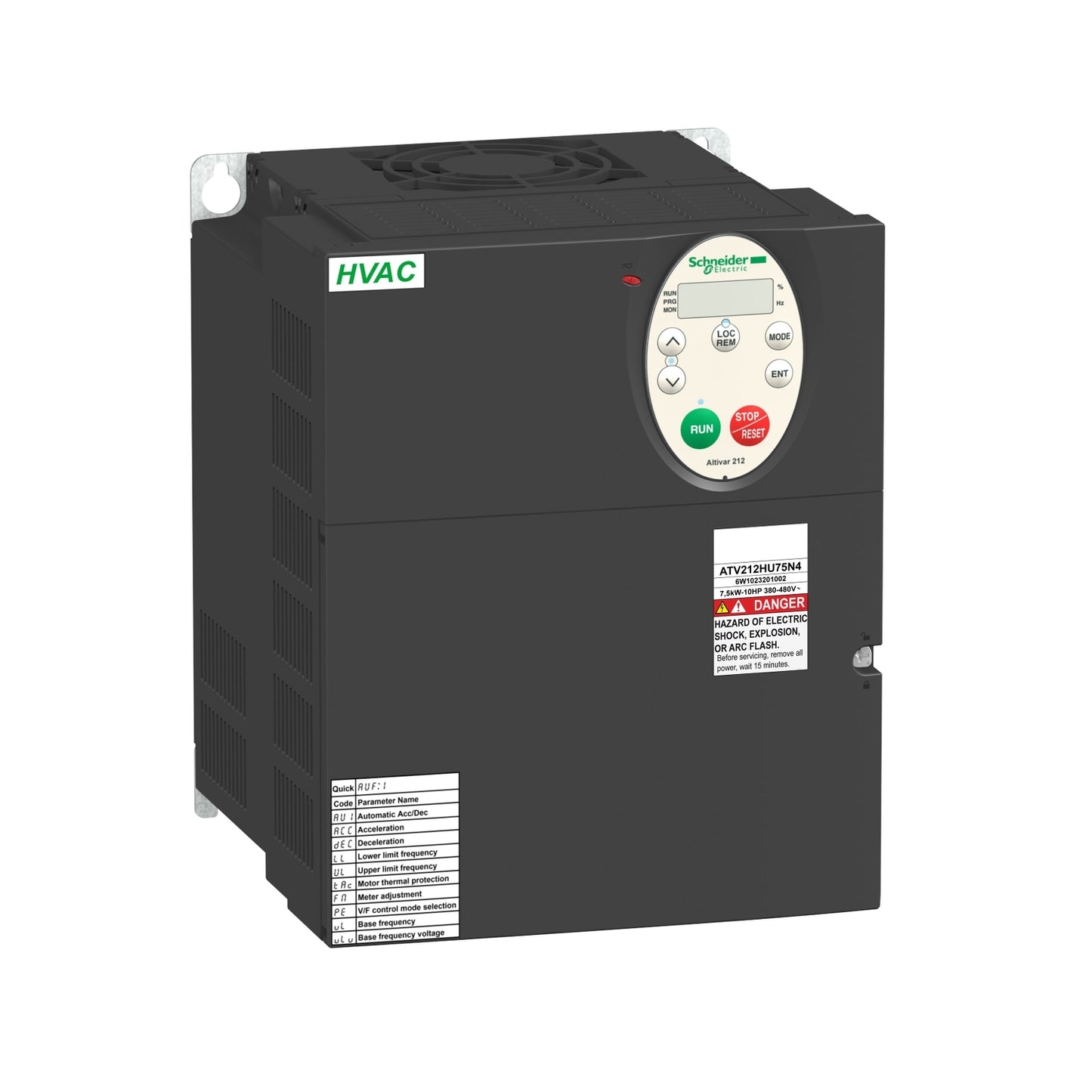 Schneider ATV212HD11N4 Altivar 212 VFD | 11kW / 15HP | 380-480V | 3-Phase HVAC Drive
