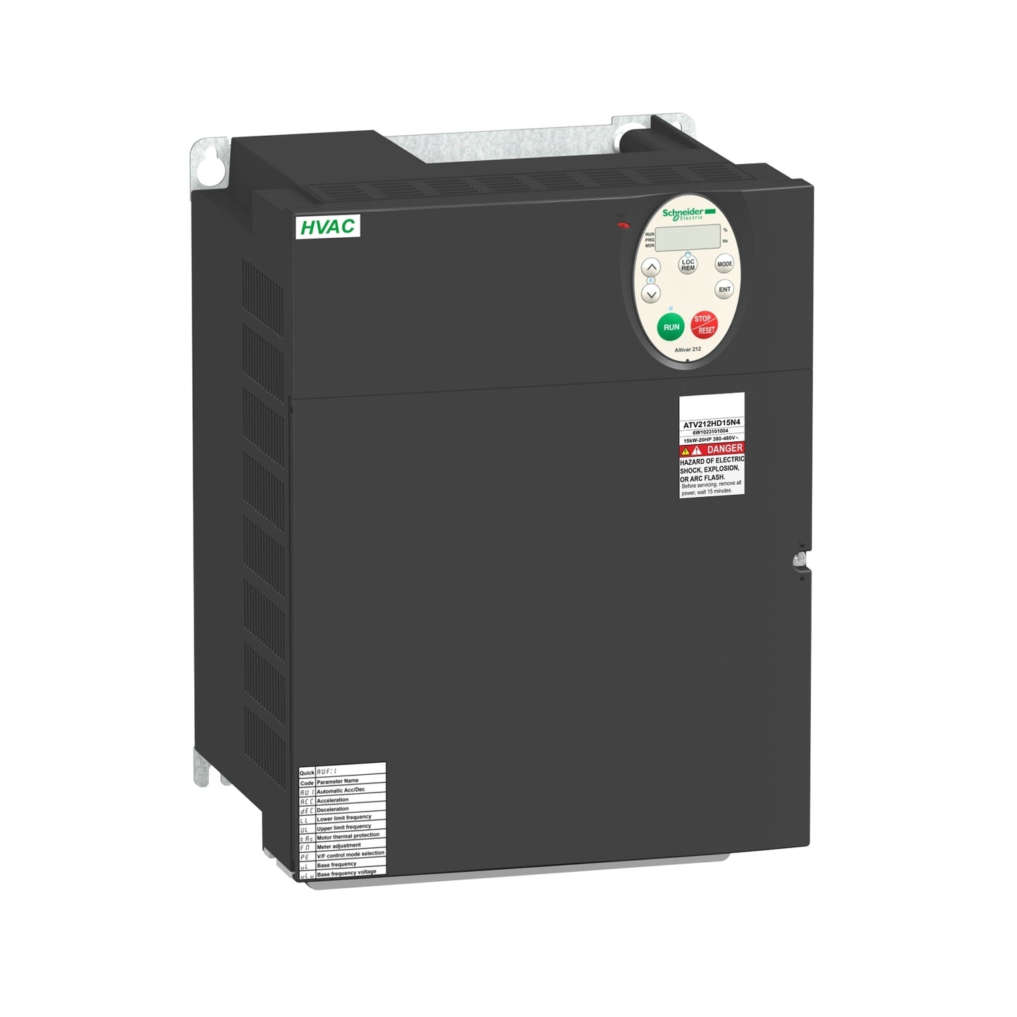Schneider ATV212HD18N4 Altivar 212 VFD | 18.5kW / 25HP | 380-480V | 3-Phase HVAC Drive