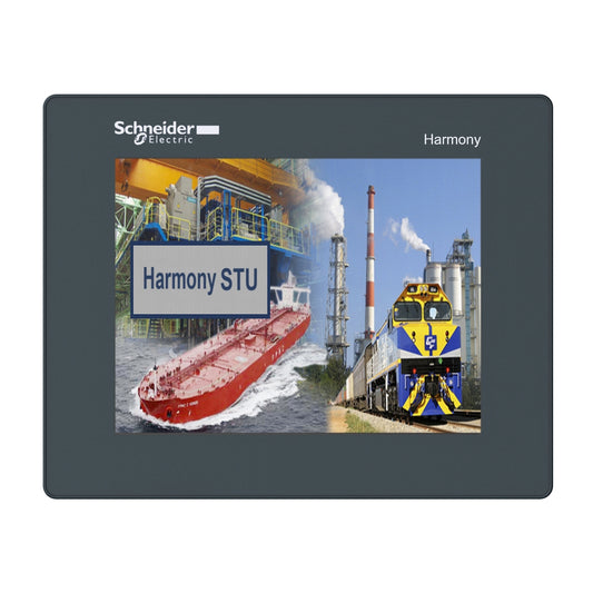Schneider HMISTU855 Harmony STU HMI | 5.7" Colour Touchscreen | 22mm Hole Mount | 24V DC