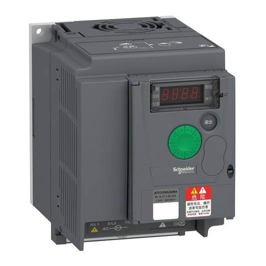 Schneider ATV310HU22N4A Altivar Easy 310 VFD | 2.2 kW / 3.0 HP | 460V 3-Phase | Compact Drive