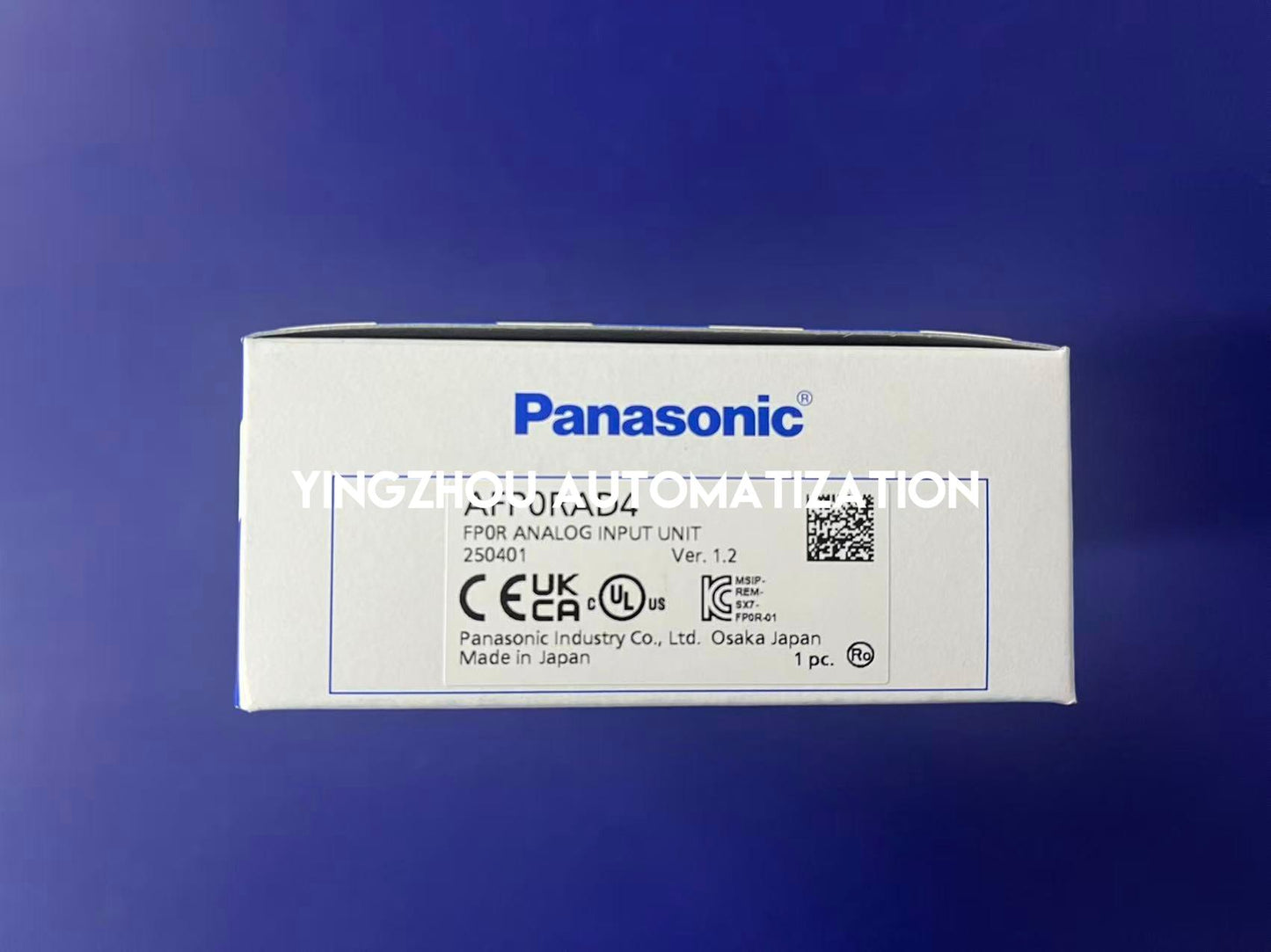 Panasonic AFP0RAD4 Analog Input Unit | FP0R Series | 4-Channel Analog Input | Precision Data Acquisition | Brand New Original-YingZhou Automatization