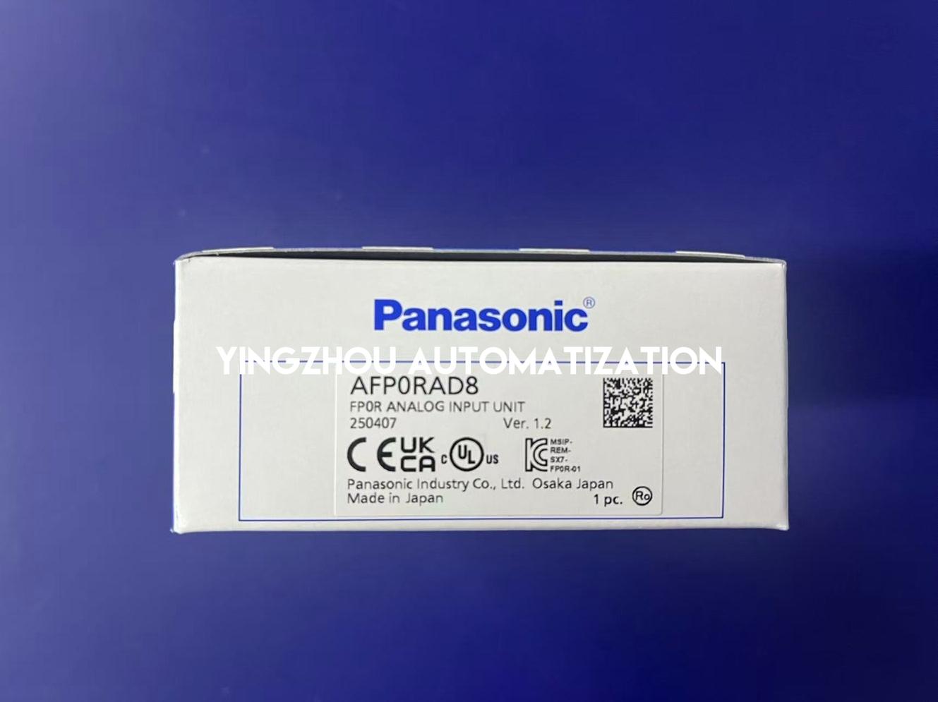 Panasonic AFP0RAD8 Analog Input Unit | FP0R Series | 8-Channel Analog Input | Precision Data Acquisition | Brand New Original-YingZhou Automatization