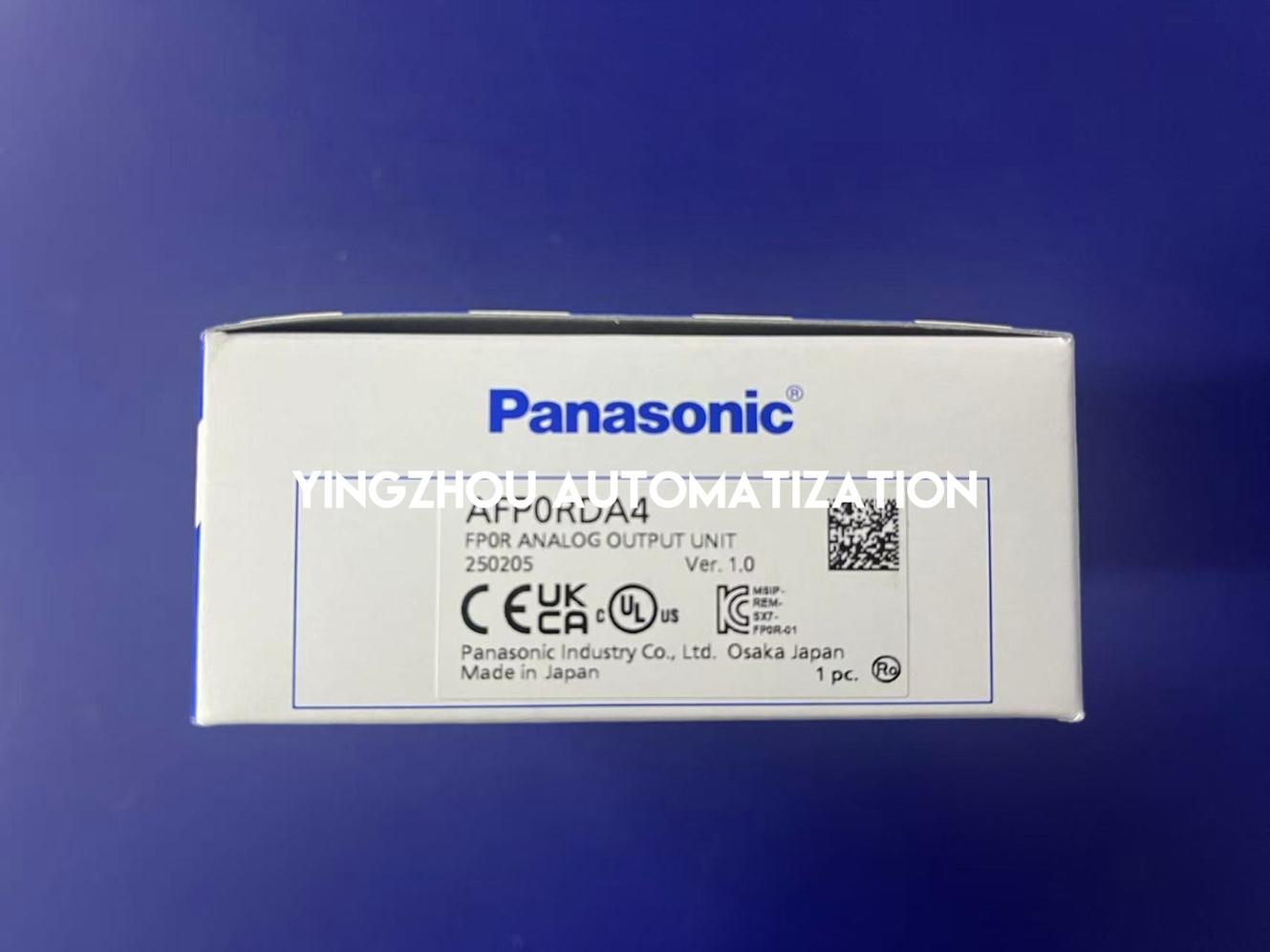 Panasonic AFP0RDA4 Analog I/O Unit | FP0R Series | 2-Ch Input, 2-Ch Output | High-Precision Automation | Brand New Original-YingZhou Automatization
