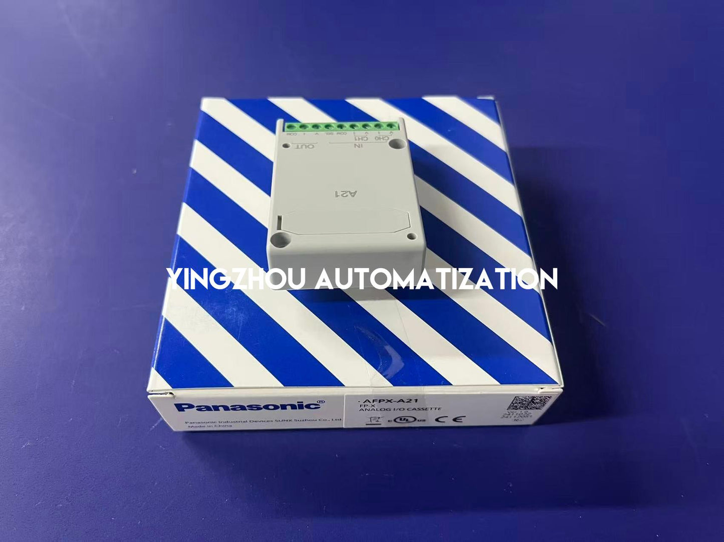 Panasonic AFPX-A21 Analog Expansion Cassette - 2 Inputs, 1 Output for FP-X PLC-YingZhou Automatization