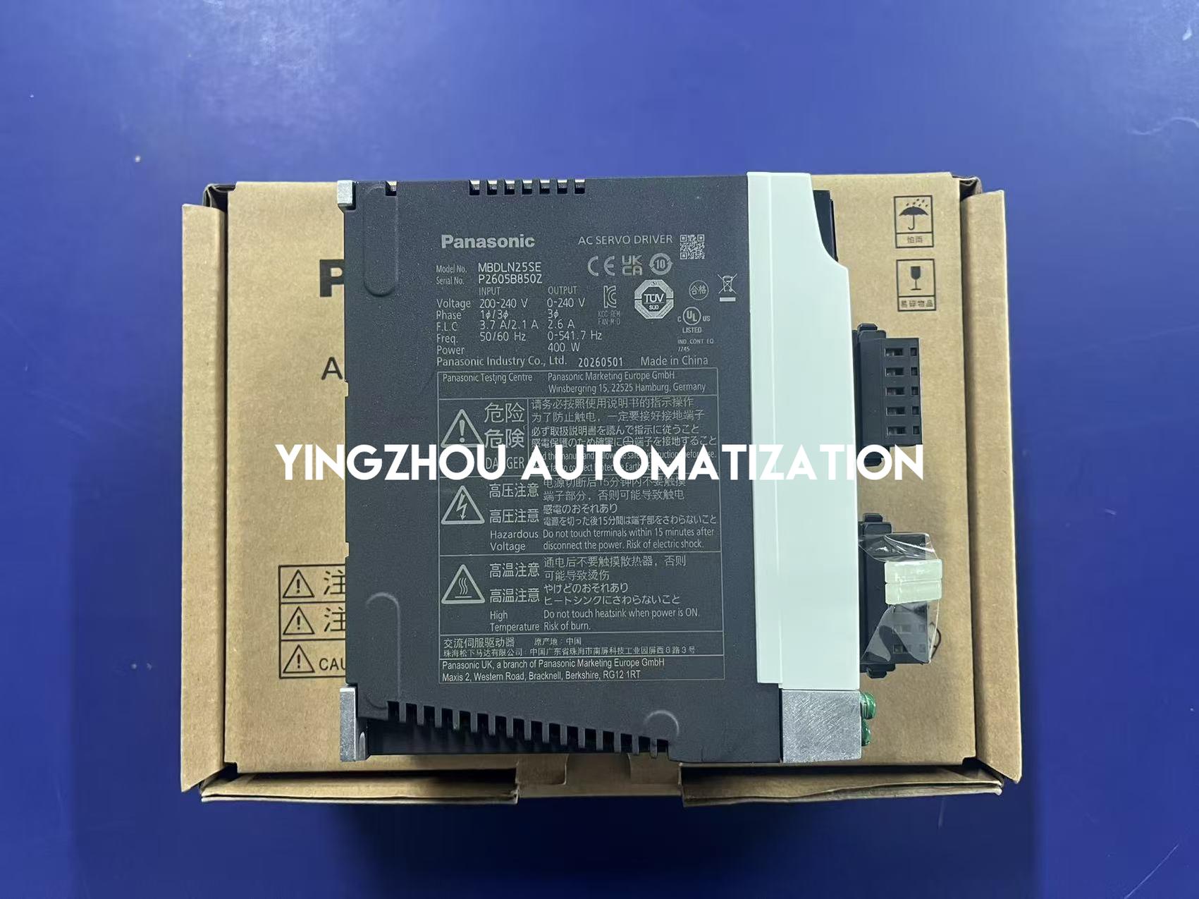 Panasonic MBDLN25SE Servo Drive | MINAS A6 400W 200V AC Servo Amplifier | Brand New Original-YingZhou Automatization