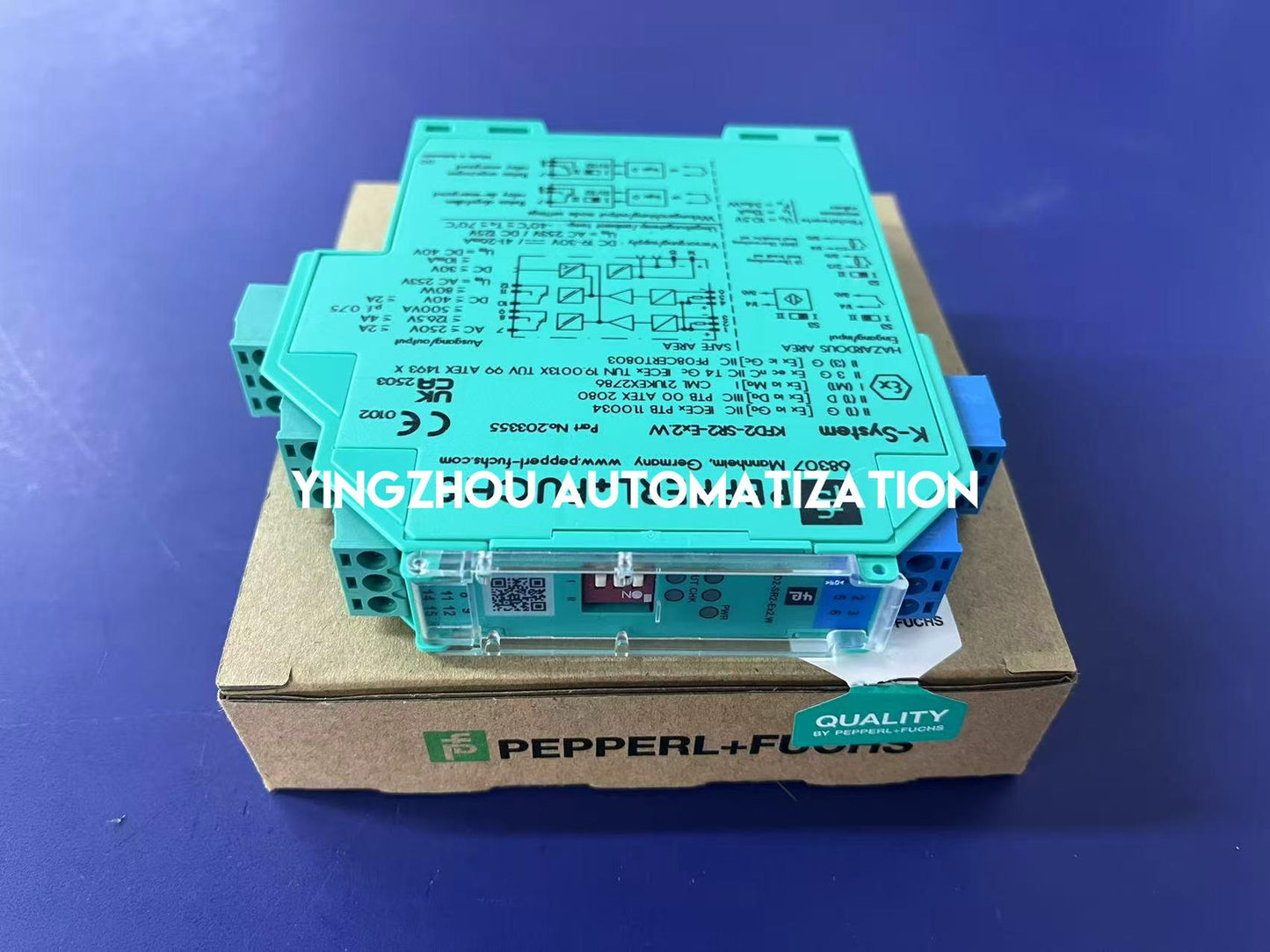Pepperl+Fuchs KFD2-SR2-Ex2.W Switch Amplifier | Dual Channel | Intrinsically Safe | Barrier | Brand New Original-YingZhou Automatization