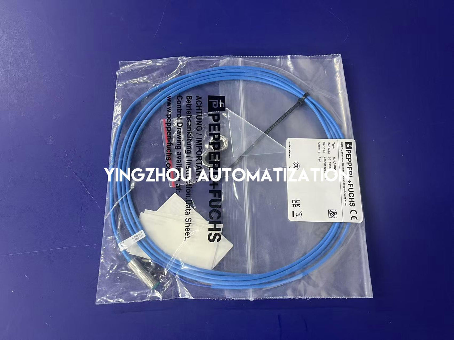 Pepperl+Fuchs NJ1.5-8GM-N Inductive Sensor | 1.5mm Sensing Range | NAMUR Output | Cylindrical | Brand New Original-YingZhou Automatization