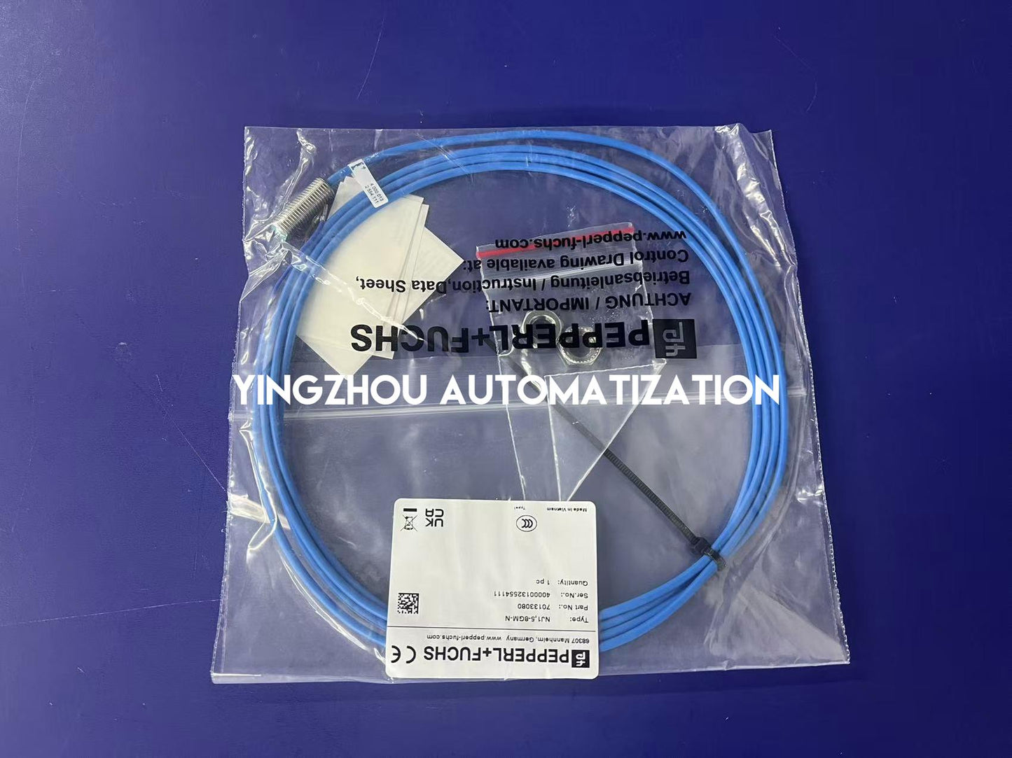 Pepperl+Fuchs NJ1.5-8GM-N Inductive Sensor | 1.5mm Sensing Range | NAMUR Output | Cylindrical | Brand New Original-YingZhou Automatization