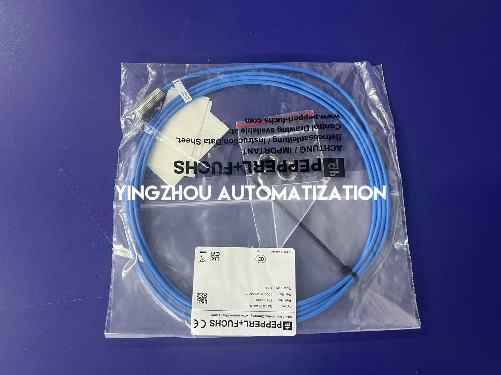 Pepperl+Fuchs NJ1.5-8GM-N Inductive Sensor | 1.5mm Sensing Range | NAMUR Output | Cylindrical | Brand New Original-YingZhou Automatization