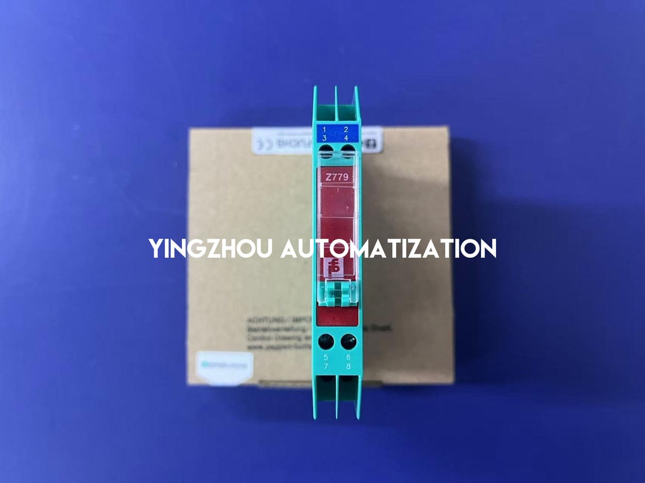Pepperl+Fuchs Z779 Zener Barrier - 2-Channel, DC Positive Polarity, DIN Rail Mount-YingZhou Automatization