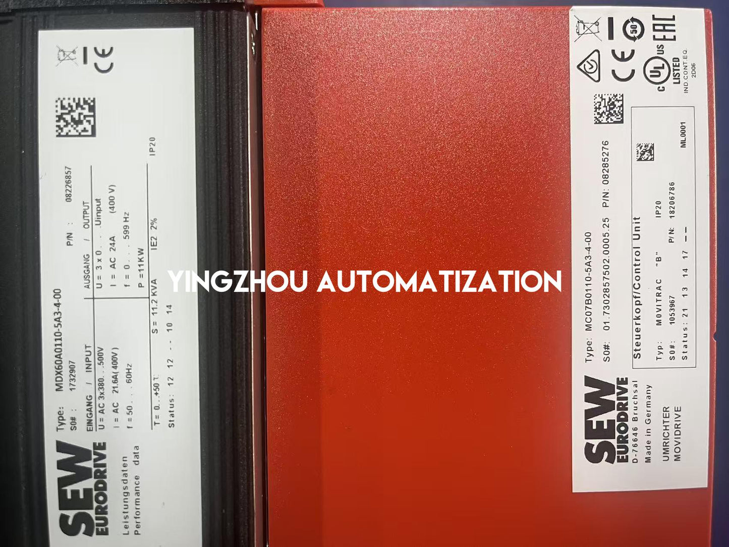 SEW-EURODRIVE MC07B0110-5A3-4-00 MOVITRAC B Frequency Inverter | 11kW 15HP | 400V 3-Phase | Industrial Motor Controller | Brand New Original-YingZhou Automatization