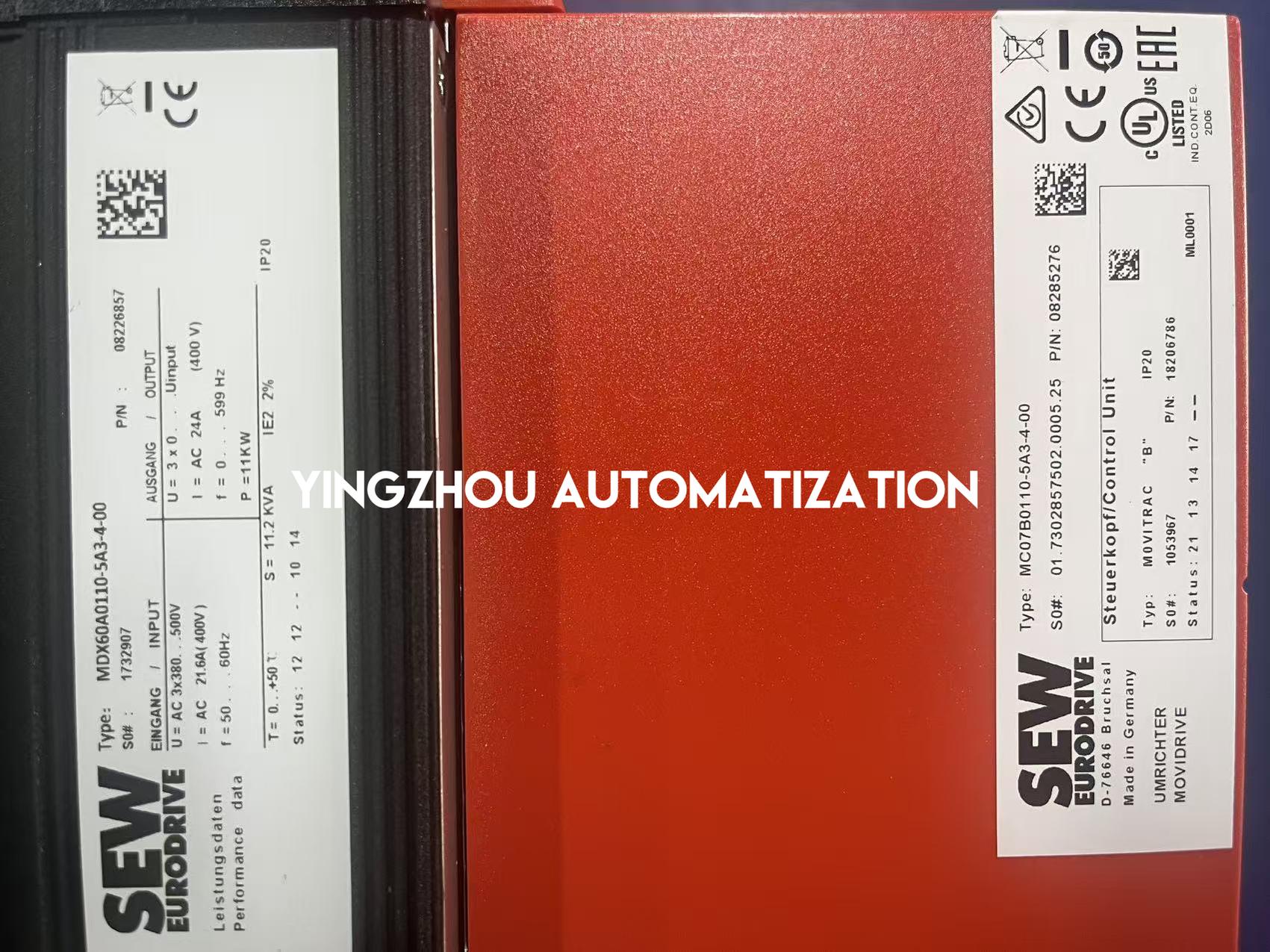 SEW-EURODRIVE MC07B0110-5A3-4-00 MOVITRAC B Frequency Inverter | 11kW 15HP | 400V 3-Phase | Industrial Motor Controller | Brand New Original-YingZhou Automatization