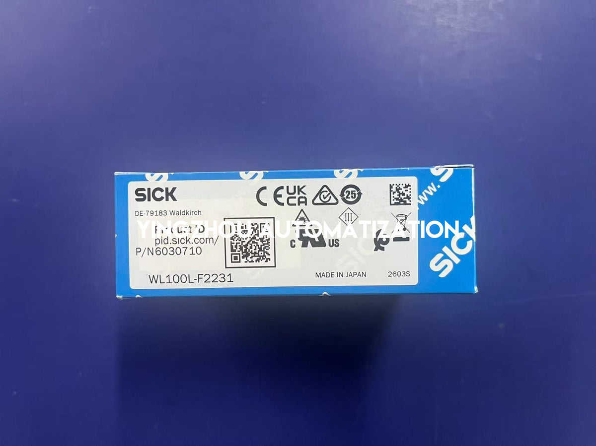 SICK 6030710 WL100L-F2231 W100 Laser 12m PNP Retro-Reflective Photoelectric Sensor-YingZhou Automatization