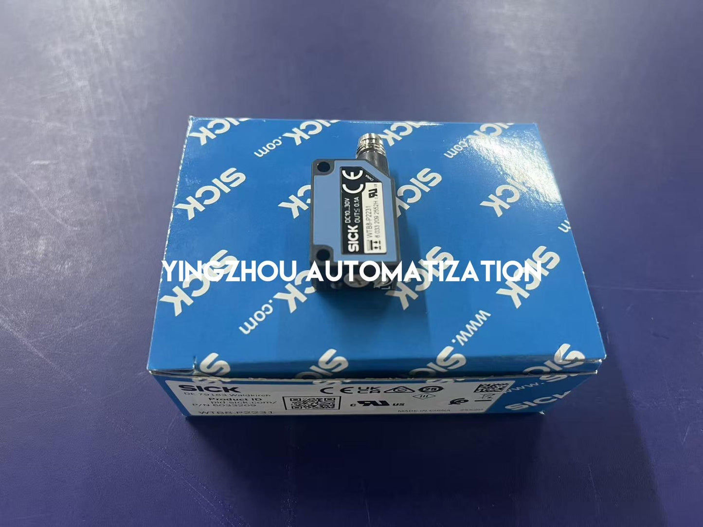 SICK WTB8-P2231 | Photoelectric Sensor | Background Suppression | 100mm Sensing Range | M8 Connector | Brand New Original-YingZhou Automatization