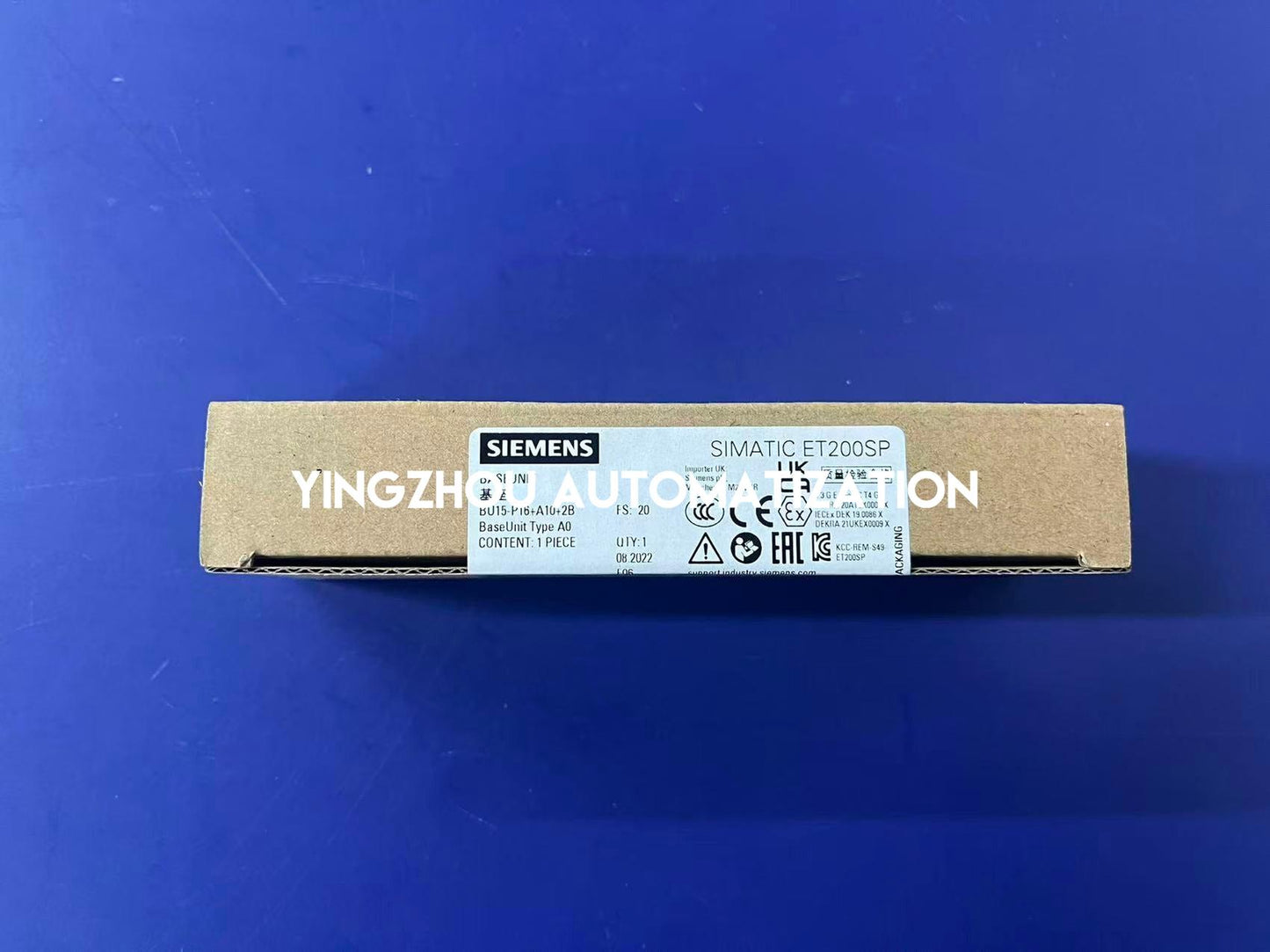 SIEMENS SIMATIC ET 200SP BaseUnit 6ES7193-6BP20-0BA0-YingZhou Automatization
