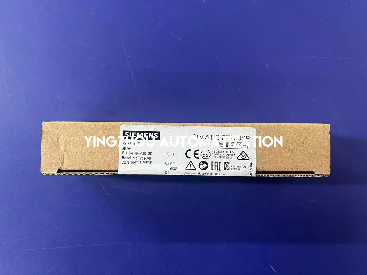 SIEMENS SIMATIC ET 200SP BaseUnit 6ES7193-6BP20-0DA0-YingZhou Automatization