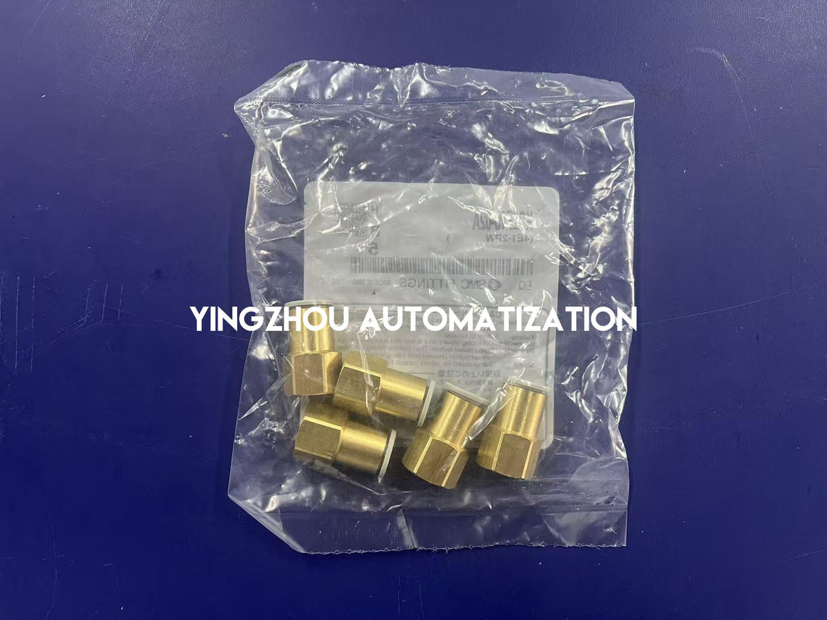 SMC KQ2F10-02A KQ2F Series 10mm Tube Rc1/4 Brass One-Touch Female Connector-YingZhou Automatization