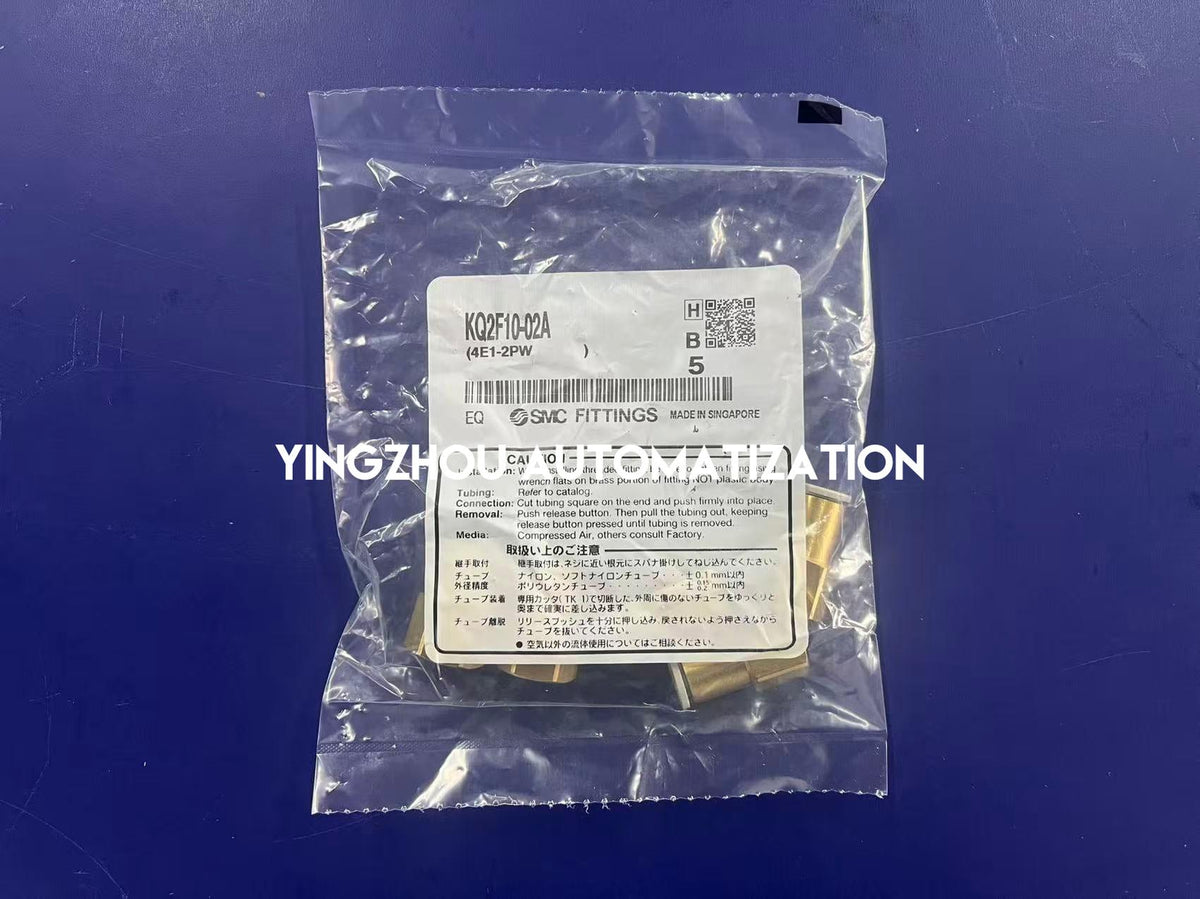 SMC KQ2F10-02A KQ2F Series 10mm Tube Rc1/4 Brass One-Touch Female Connector-YingZhou Automatization