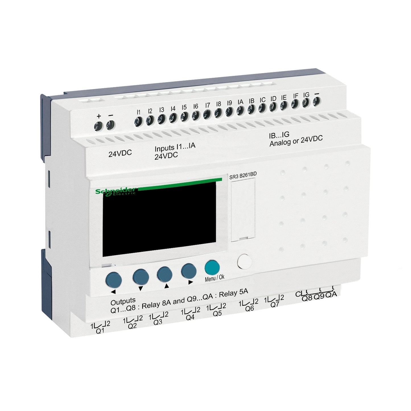 Schneider Zelio Logic Series SR3B261BD PLC Modular Smart Relay