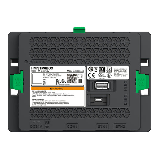 Schneider HMISTM6BOX Harmony STM6 Rear Logic Module | Dual Ethernet | 24V DC