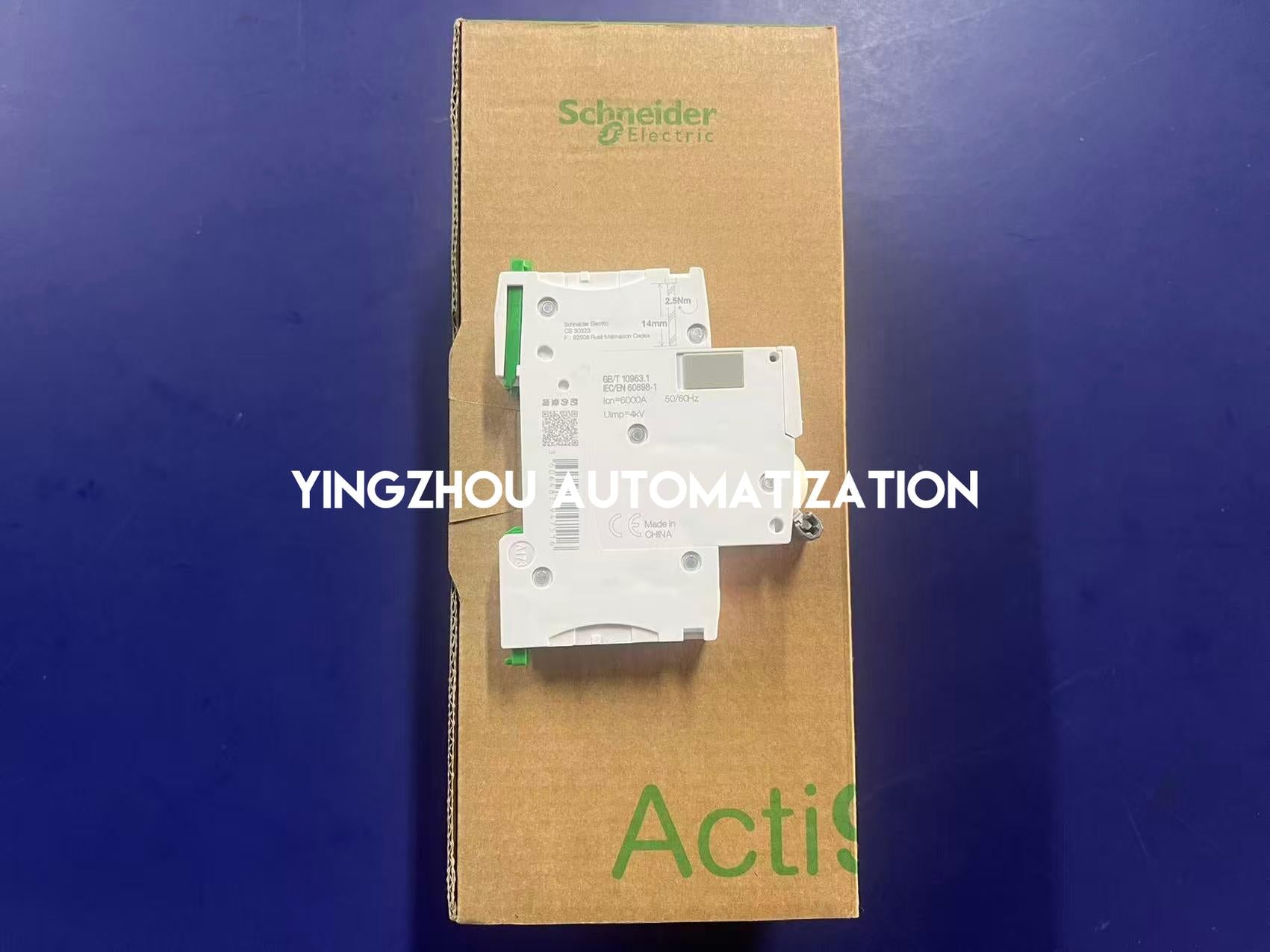 Schneider A91NC106 MCB | Acti9 iC60N Miniature Circuit Breaker 1P+N 6A C-Curve 415V | Brand New Original-YingZhou Automatization