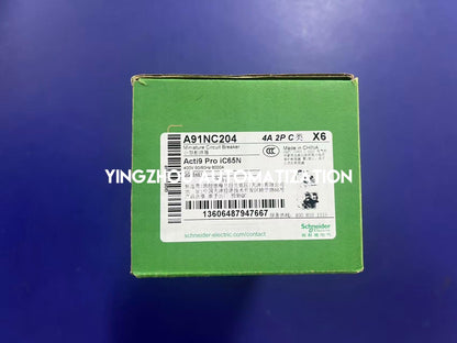 Schneider A91NC204 A9 Pro iC65N 2P 4A C Curve Miniature Circuit Breaker-YingZhou Automatization