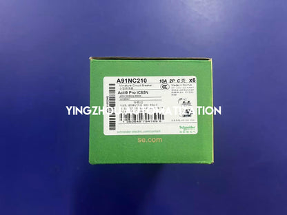 Schneider A91NC210 A9 Pro iC65N 2P 10A C Curve Miniature Circuit Breaker-YingZhou Automatization