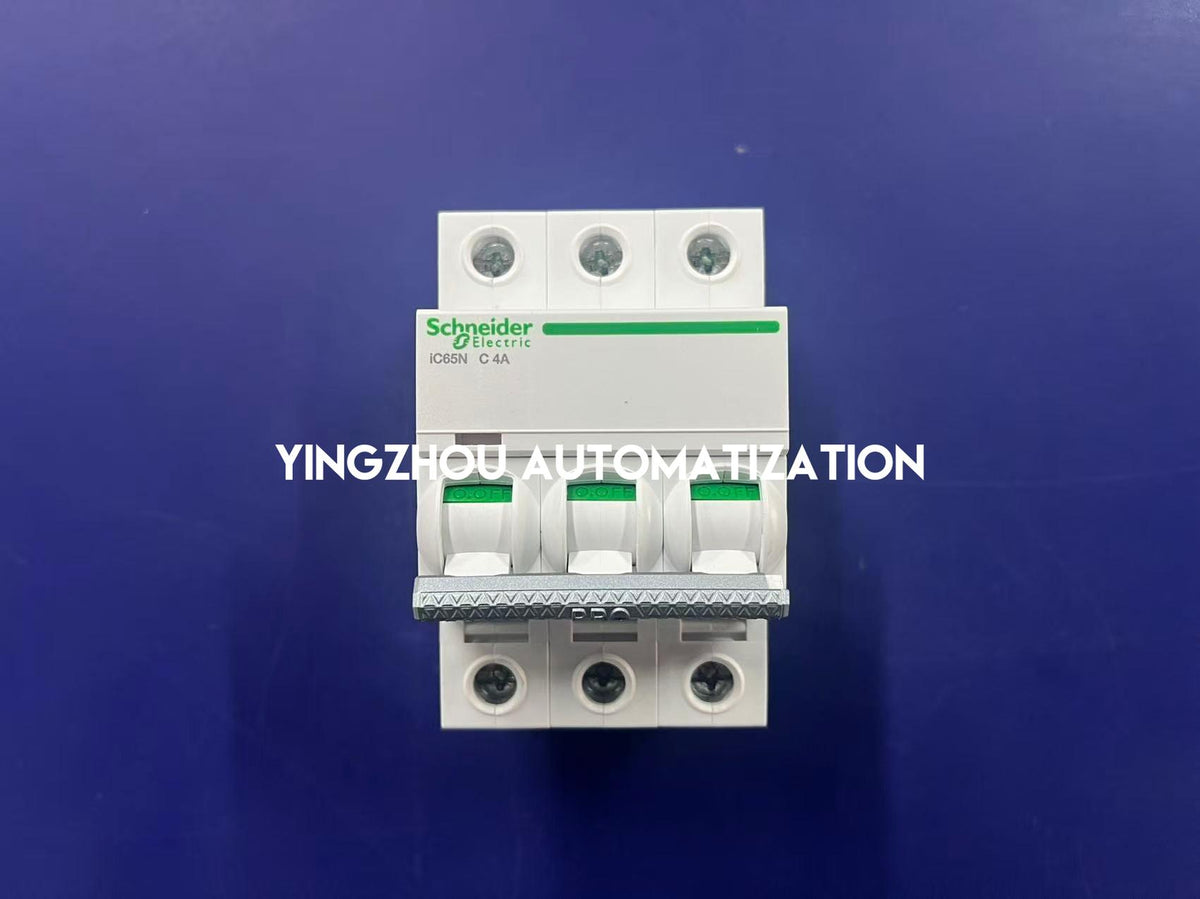 Schneider A91NC304 Acti9 Pro iC65N 3P 4A C Curve 400V 6kA Miniature Circuit Breaker-YingZhou Automatization