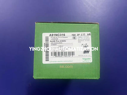 Schneider A91NC316 MCB | Acti9 iC60N Miniature Circuit Breaker 1P+N 16A C-Curve 415V | Brand New Original-YingZhou Automatization