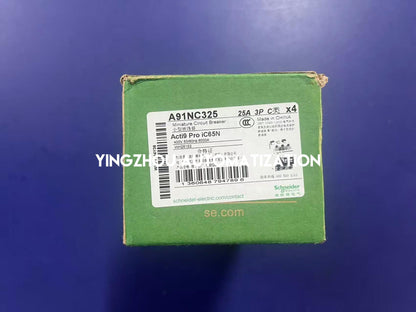 Schneider A91NC325 MCB | Acti9 iC60N Miniature Circuit Breaker 1P+N 25A C-Curve 415V | Brand New Original-YingZhou Automatization