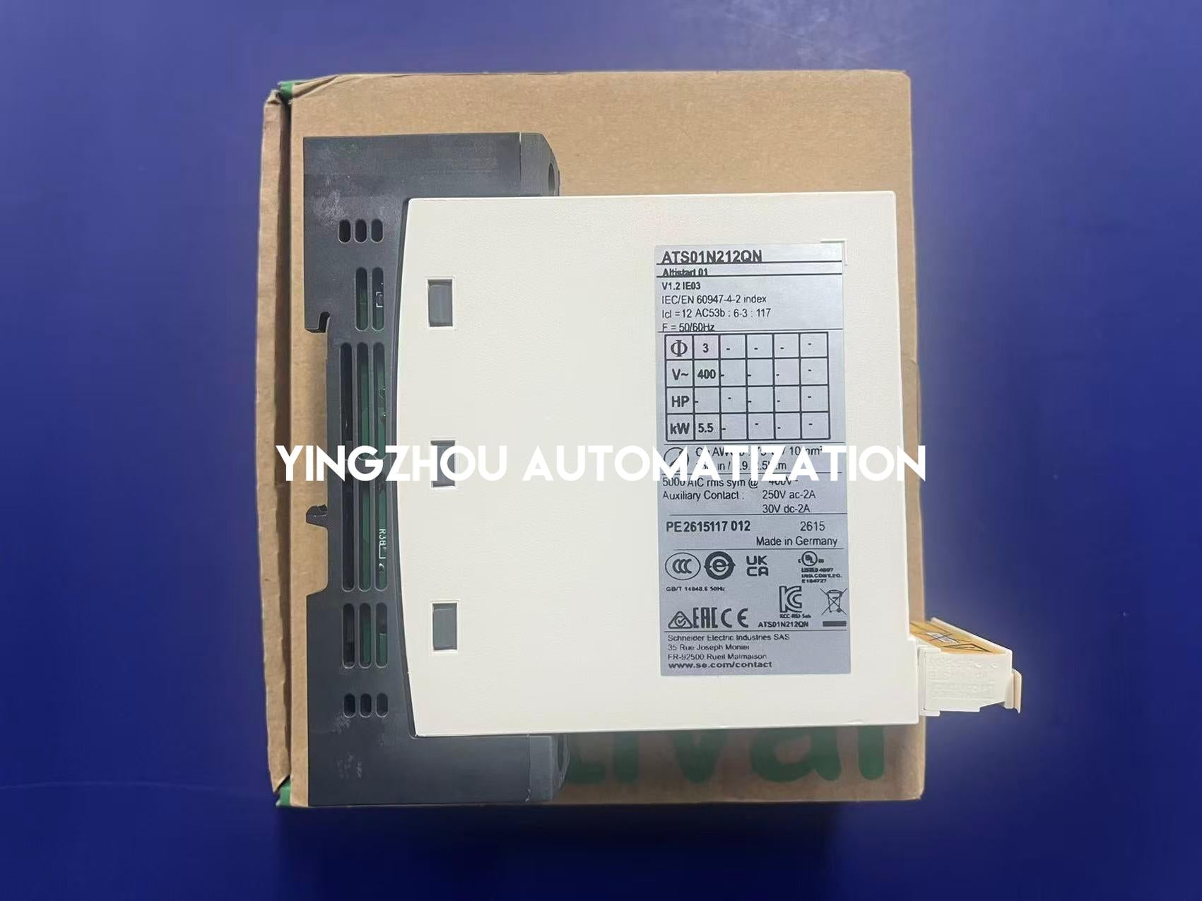 Schneider ATS01N212QN Soft Starter | 12A, 380-415V, 3-Phase, Compact Motor Controller, Brand New Original-YingZhou Automatization