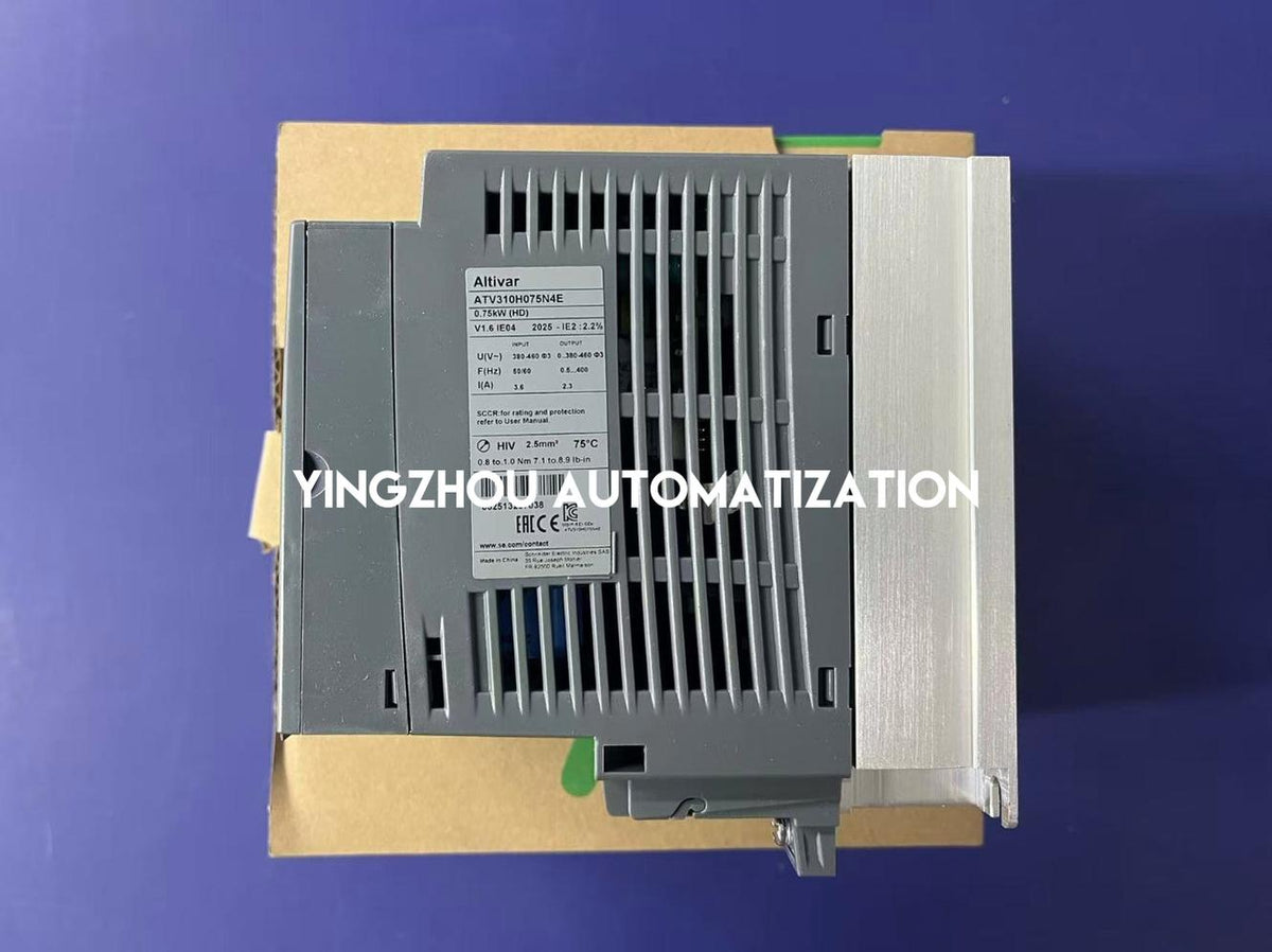 Schneider ATV310H075N4E Easy Altivar 310 0.75kW 1HP 380-460V 3-Phase Modbus Variable Speed Drive-YingZhou Automatization
