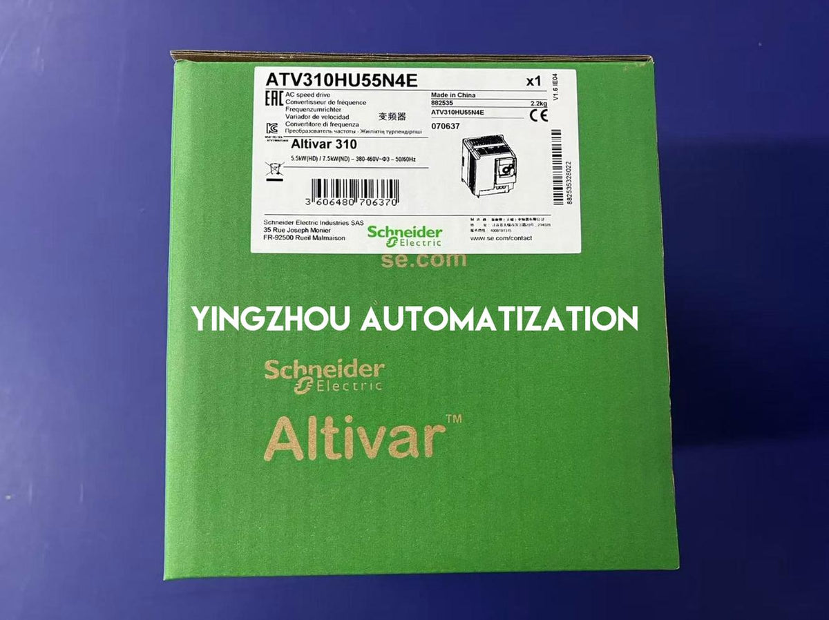 Schneider ATV310HU55N4E Easy Altivar 310 5.5kW 7.5HP HD 7.5kW 10HP ND 380-460V 3-Phase Modbus Variable Speed Drive-YingZhou Automatization