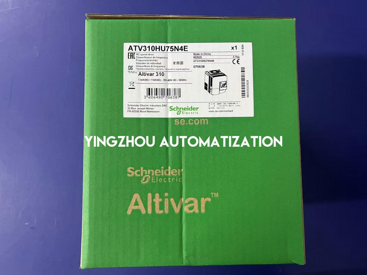 Schneider ATV310HU75N4E Easy Altivar 310 11kW 15HP ND 7.5kW 10HP HD 380-460V 3-Phase Modbus Variable Speed Drive-YingZhou Automatization