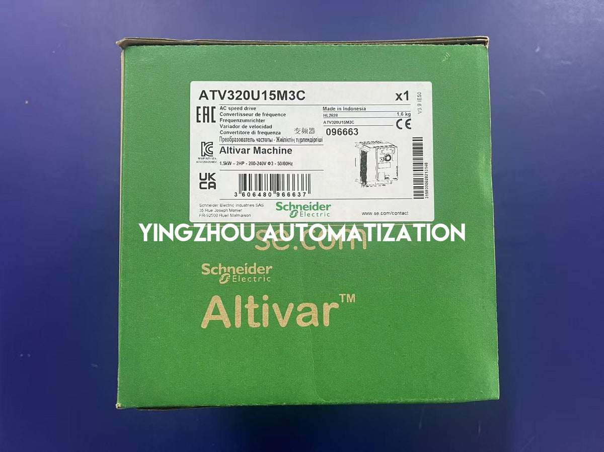 Schneider ATV320U15M3C Altivar 320 1.5kW 200-240V 3-Phase 8A VFD-YingZhou Automatization