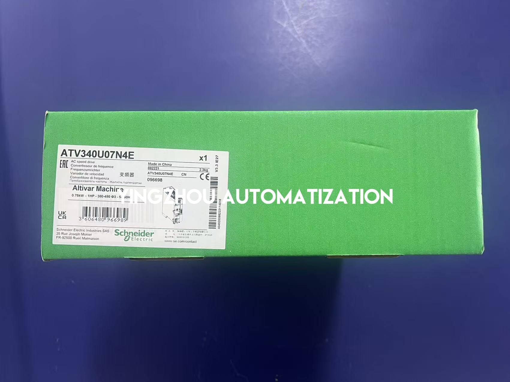 Schneider ATV340U07N4E VFD | Altivar Machine ATV340 Drive | 0.75 kW / 1 HP 380V - 480V 3-Phase | Brand New Original-YingZhou Automatization
