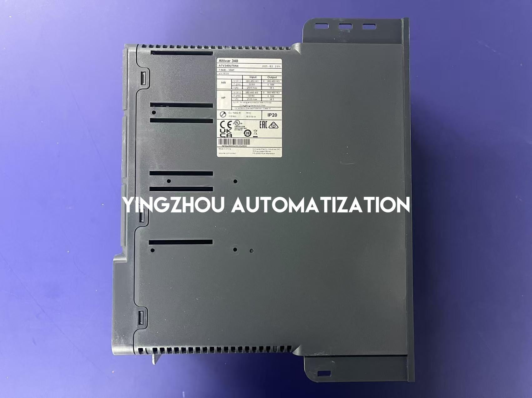Schneider ATV340U75N4 VFD | 7.5kW, 400V 3-Phase, High-Dynamic Motion Control, IP20, Ethernet/IP, Brand New Original-YingZhou Automatization