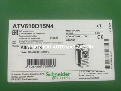 Schneider ATV610D15N4 Altivar Process ATV600 Variable Speed Drive | 15 kW (20 HP) | 3-Phase 400/480V | IP20 | Brand New Original-YingZhou Automatization