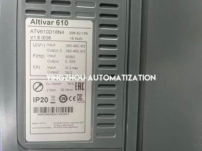 Schneider ATV610D18N4 Altivar Process ATV600 Variable Speed Drive | 18.5 kW (25 HP) | 3-Phase 400/480V | IP20 | Brand New Original-YingZhou Automatization
