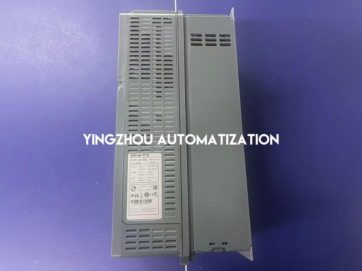 Schneider ATV610D18N4 Easy Altivar 610 18.5kW 25HP 380–460V 3-Phase 39.2A IP20 Variable Speed Drive-YingZhou Automatization