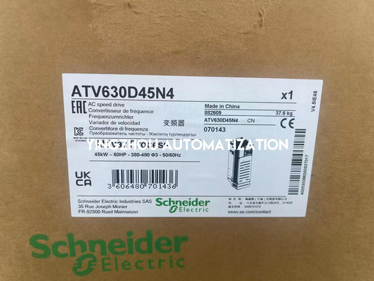 Schneider ATV630D45N4 VFD | Altivar Process ATV630 Drive | 45 kW / 60 HP 380V - 480V 3-Phase | Brand New Original-YingZhou Automatization