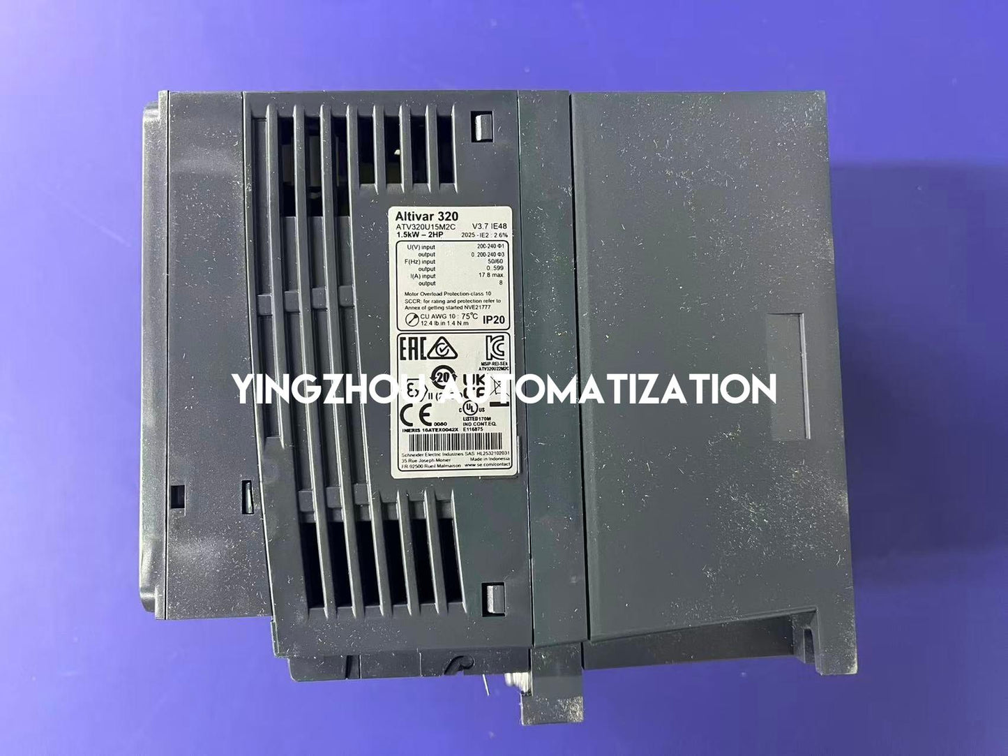 Schneider Altivar ATV320U15M2C Variable Frequency Drive | 0.55kW (0.75HP), 200-240V, 1-Phase, 3.6A, IP20, Compact Industrial Drive | Brand New Original-YingZhou Automatization