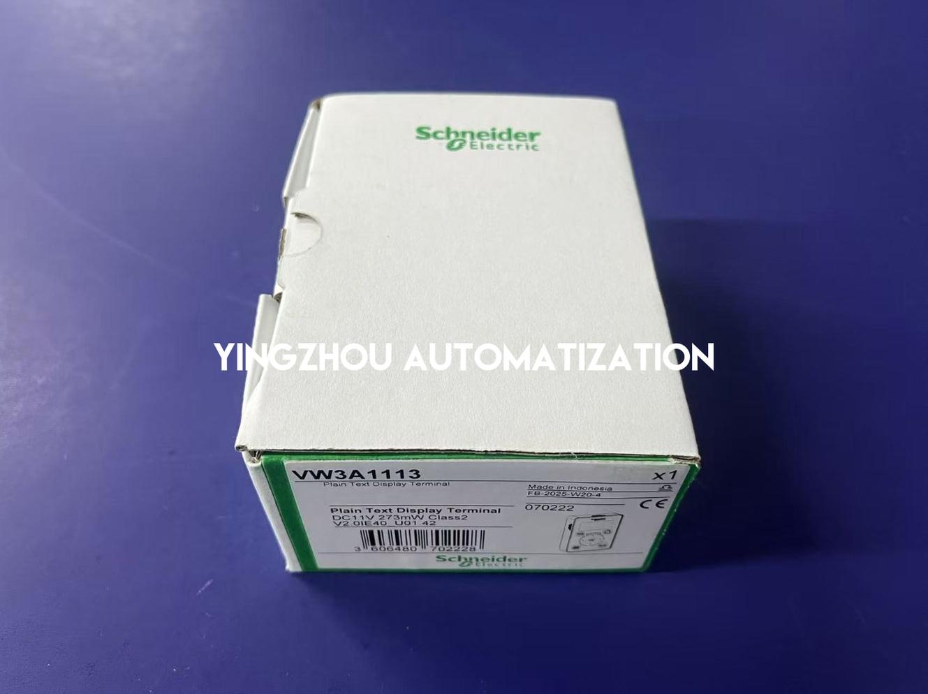 Schneider Altivar Series Plain Text Display Terminal VW3A1113 128 x 64Pixels IP21-YingZhou Automatization