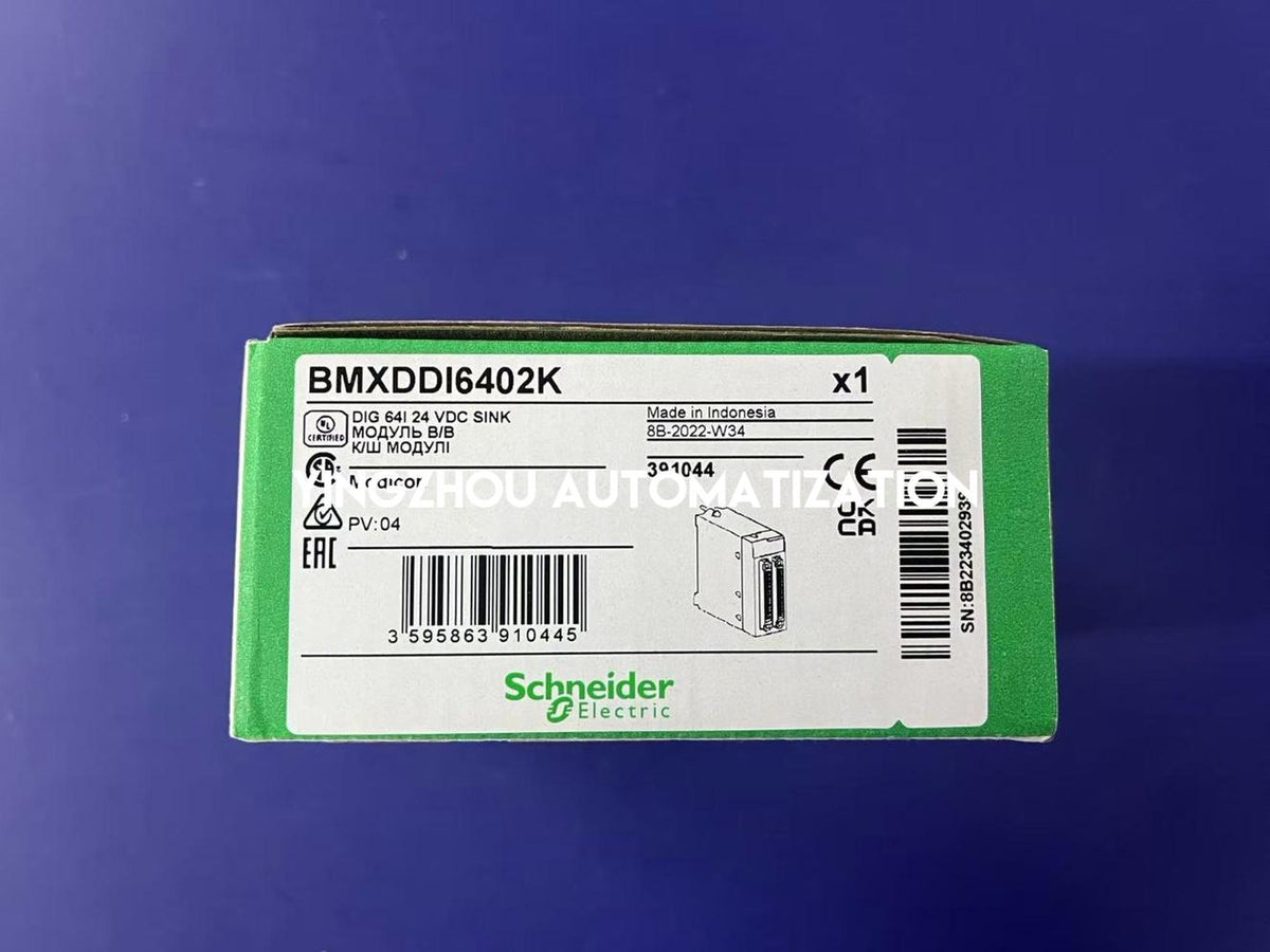 Schneider BMXDDI6402K Modicon X80 64-Channel 24VDC Sink Digital Input Module 2x40-Pin FCN-YingZhou Automatization