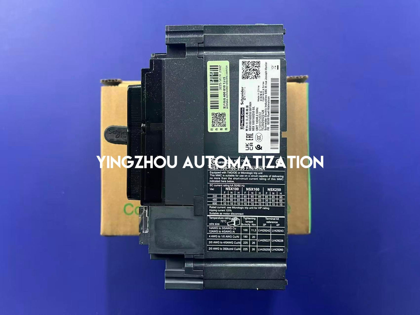 Schneider C10H3TM032 | Smart Micro Circuit Breaker | 3P 32A 10kA Thermal-Magnetic MCB Module | Brand New Original-YingZhou Automatization
