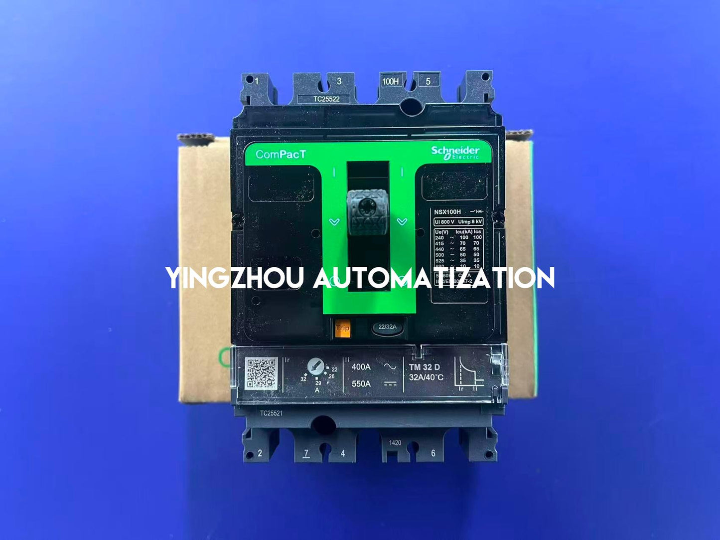 Schneider C10H3TM032 | Smart Micro Circuit Breaker | 3P 32A 10kA Thermal-Magnetic MCB Module | Brand New Original-YingZhou Automatization