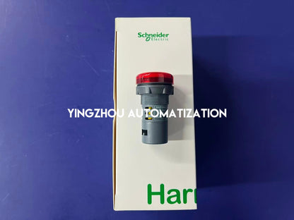 Schneider Easy Harmony XA2 Series Round Pilot Light XA2EVM4LC Red Integral LED 230VAC Anti-interference-YingZhou Automatization
